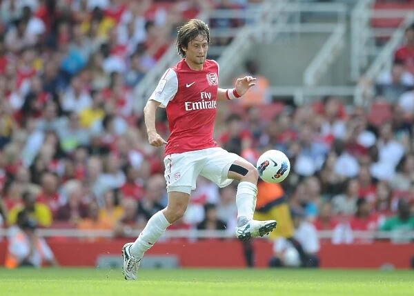Arsenal's Tomas Rosicky in Action at Emirates Stadium