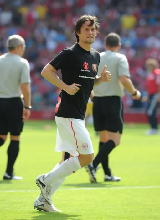 Framed Print : Arsenal's Tomas Rosicky in Action at Emirates Stadium, 2011