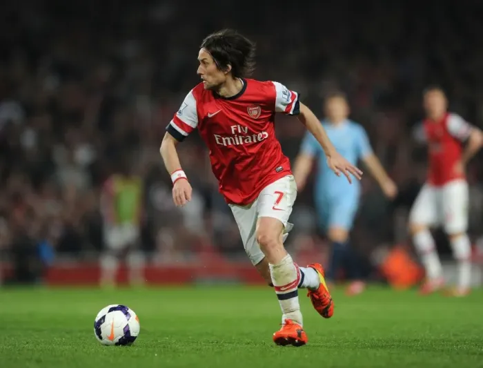 Framed Print : Arsenal's Tomas Rosicky in Action Against Manchester City (2014) Framed Print : Arsenal's Tomas Rosicky in Action Against Manchester City (2014)