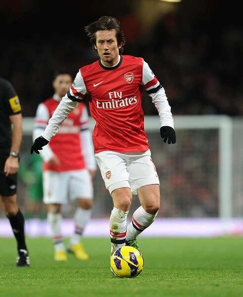 Arsenal's Tomas Rosicky in Action against Swansea City (2012-13)