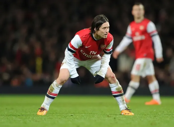 Framed Print : Arsenal's Tomas Rosicky in Action Against Tottenham in the FA Cup Third Round Framed Print : Arsenal's Tomas Rosicky in Action Against Tottenham in the FA Cup Third Round