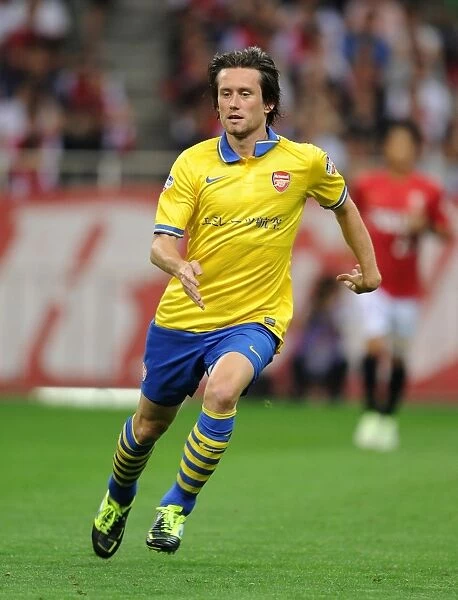 Arsenal's Tomas Rosicky in Action against Urawa Red Diamonds in Japan, 2013