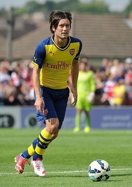 Arsenal's Tomas Rosicky in Pre-Season Action against Boreham Wood