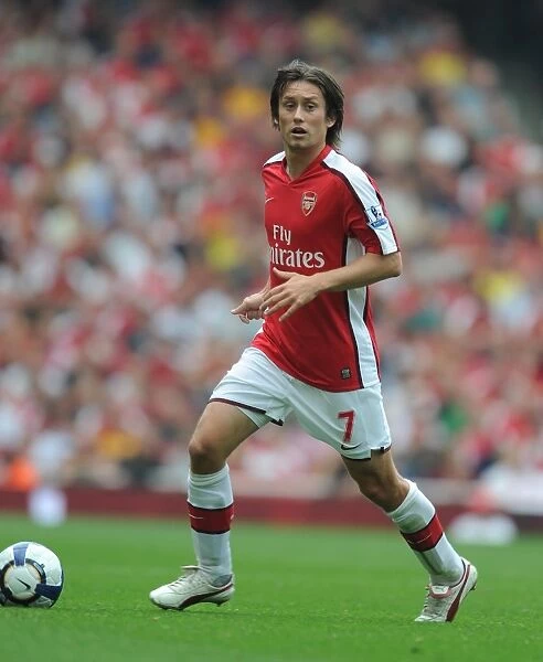 Arsenal's Tomas Rosicky Shines in 4:0 Victory over Wigan Athletic, Emirates Stadium, 2009