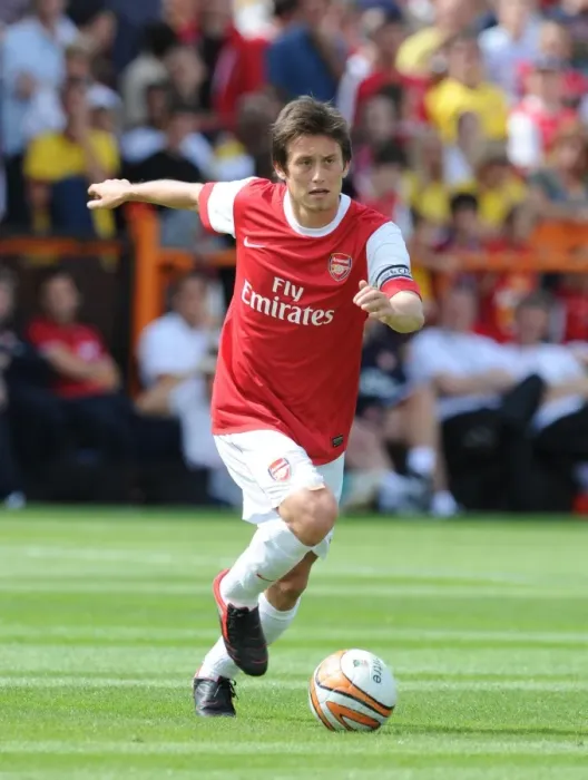 Framed Print : Arsenal's Tomas Rosicky Stars in 4-0 Pre-Season Win Against Barnet