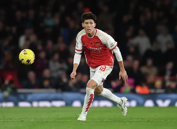 Framed Print : Arsenal's Tomiyasu in Action against Burnley in 2023-24 Premier League Framed Print : Arsenal's Tomiyasu in Action against Burnley in 2023-24 Premier League