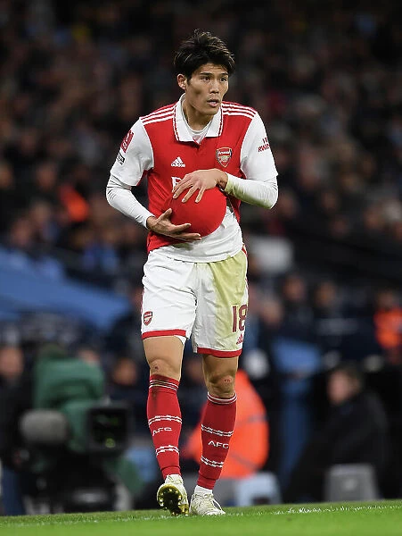 Arsenal's Tomiyasu Faces Off Against Manchester City in FA Cup Clash