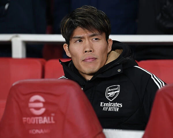 Arsenal's Tomiyasu Gears Up for Arsenal v West Ham Clash (2022-23)