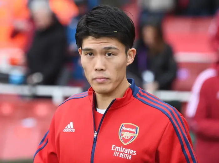 Framed Print : Arsenal's Tomiyasu Gears Up for Newcastle Battle in Premier League