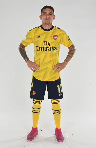 Arsenal's Torreira at 2019-2020 Team Photocall