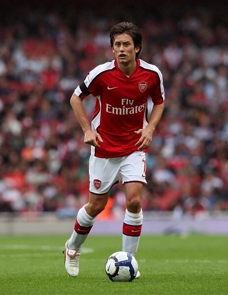 Arsenal's Triumph over Atletico Madrid: Rosicky's Brilliant Performance in the 2:1 Emirates Cup Victory, 2009