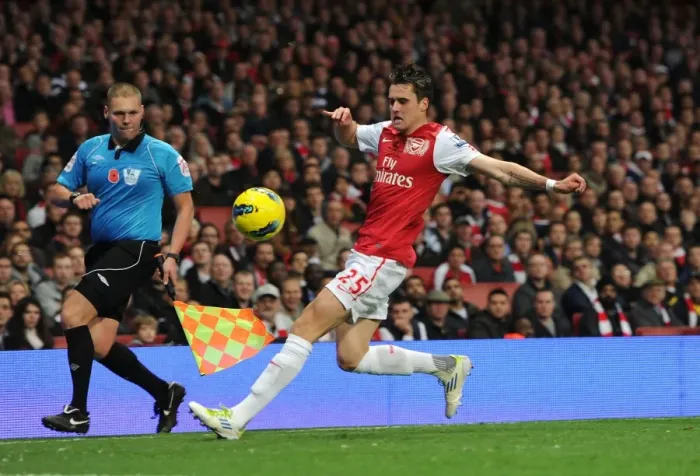 Framed Print : Arsenal's Triumph: Carl Jenkinson Leads 3-0 Victory Over West Bromwich Albion in Premier League (November 5, 2011)