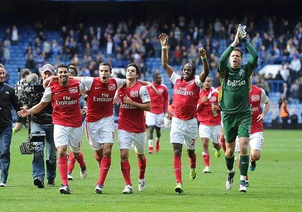 Arsenal's Triumph: Celebrating Victory over Chelsea in the Premier League 2011-12
