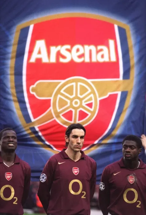 Framed Print : Arsenal's Triumph: Eboue, Pires, Toure Align in Semi-Final Glory vs Villarreal, Arsenal Stadium, 2006