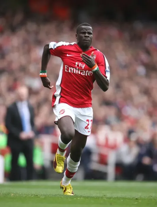 Framed Print : Arsenal's Triumph: Eboue's Unforgettable Performance - Arsenal 3-1 Birmingham City (Oct 17, 2009) Framed Print : Arsenal's Triumph: Eboue's Unforgettable Performance - Arsenal 3-1 Birmingham City (Oct 17, 2009)