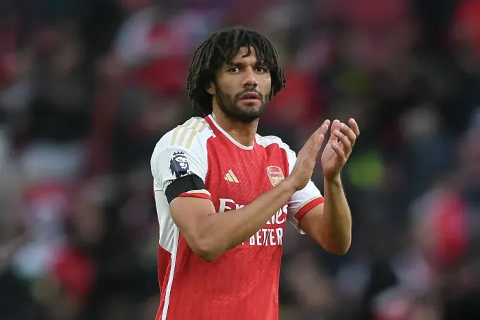 Framed Print : Arsenal's Triumph: Elneny and Team Celebrate Victory Over Sheffield United (2023-24) Framed Print : Arsenal's Triumph: Elneny and Team Celebrate Victory Over Sheffield United (2023-24)