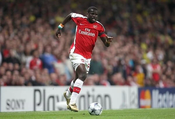 Arsenal's Triumph: Emmanuel Eboue's Unforgettable Performance in Arsenal's 3-0 Victory Over Villarreal in the UEFA Champions League Quarterfinals (April 15, 2009)