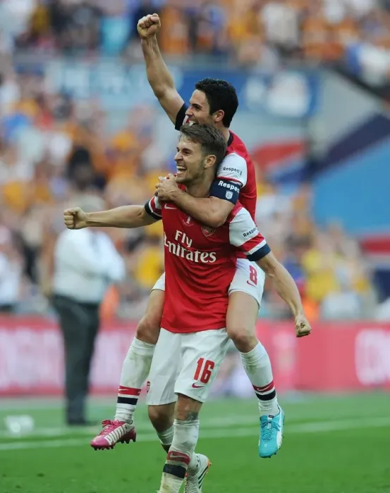 Framed Print : Arsenal's Triumph: FA Cup Victory Celebration vs. Hull City (2014) Framed Print : Arsenal's Triumph: FA Cup Victory Celebration vs. Hull City (2014)