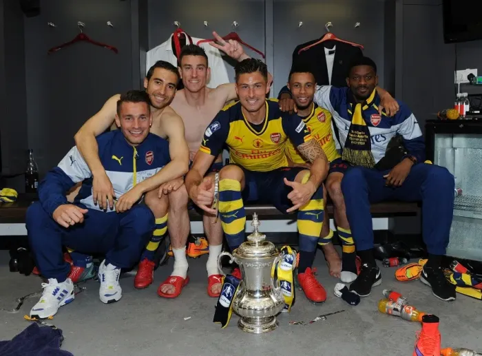 Framed Print : Arsenal's Triumph: FA Cup Victory Celebration vs Aston Villa, 2015