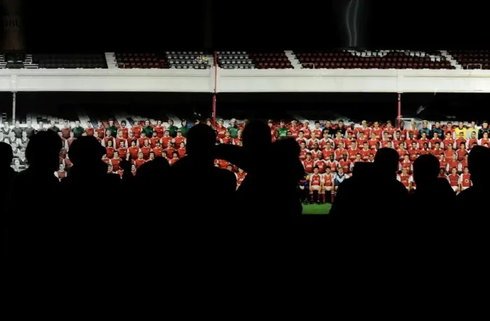 Framed Print : Arsenal's Triumph: Highbury Shrine Honors 3:1 Victory Over Chelsea in Barclays Premier League