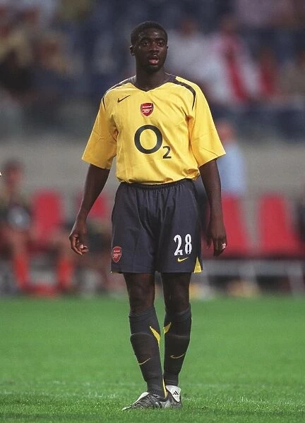 Arsenal's Triumph: Kolo Toure's Victory in the 1-0 Win Against Ajax, Amsterdam Tournament 2005