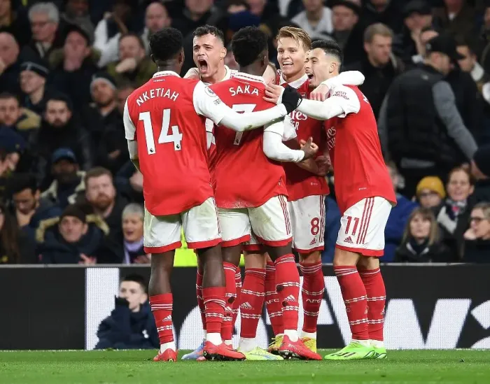 Framed Print : Arsenal's Triumph: Martin Odegaard Scores the Winning Goal Against Tottenham in the 2022-23 Premier League Framed Print : Arsenal's Triumph: Martin Odegaard Scores the Winning Goal Against Tottenham in the 2022-23 Premier League