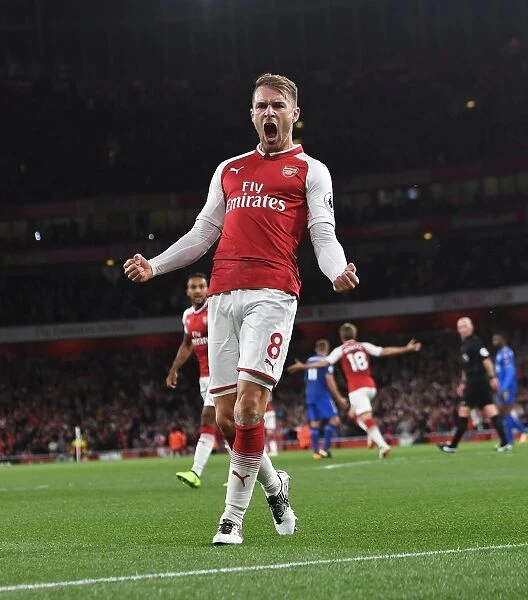 Arsenal's Triumph: Ramsey's Hat-Trick Against Leicester City (2017-18)