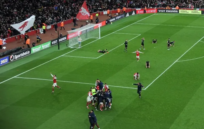 Framed Print : Arsenal's Triumph: Reiss Nelson Scores the Game-Changing Third Goal (2022-23) Framed Print : Arsenal's Triumph: Reiss Nelson Scores the Game-Changing Third Goal (2022-23)