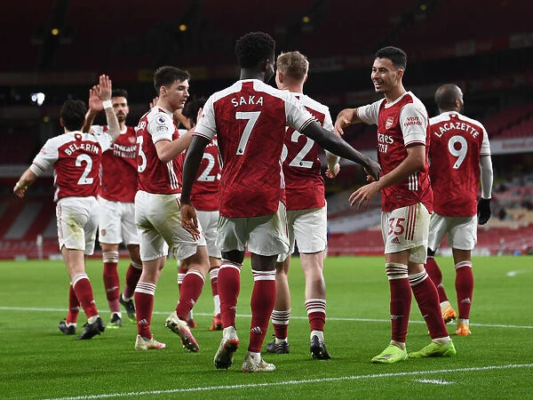 Arsenal's Triumph: Saka and Martinelli Score in Arsenal v Chelsea Showdown (2020-21)