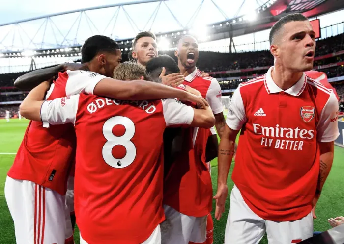 Framed Print : Arsenal's Triumph: Saka Scores the Third Goal in Arsenal's Win Against Liverpool (2022-23) Framed Print : Arsenal's Triumph: Saka Scores the Third Goal in Arsenal's Win Against Liverpool (2022-23)