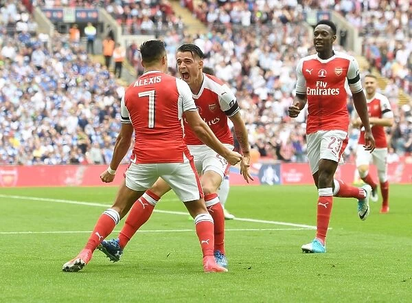 Arsenal's Triumph: Sanchez, Welbeck, Xhaka Celebrate FA Cup Final Victory over Chelsea
