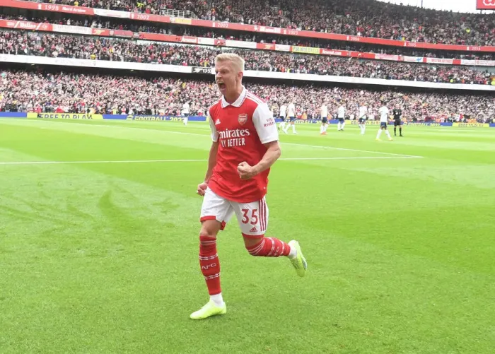 Framed Print : Arsenal's Triumph: Zinchenko's Hat-Trick Lifts Arsenal Over Tottenham in Premier League Showdown (2022-23) Framed Print : Arsenal's Triumph: Zinchenko's Hat-Trick Lifts Arsenal Over Tottenham in Premier League Showdown (2022-23)