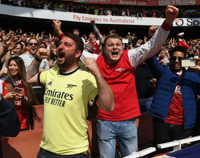 Framed Print : Arsenal's Triumphant Third Goal: Crushing Manchester United in the 2021-22 Premier League
