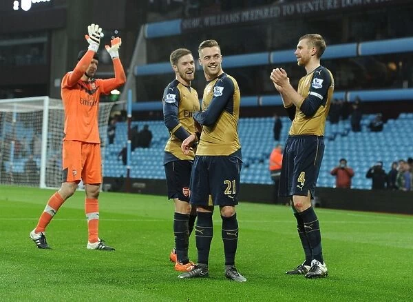 Arsenal's Triumphant Moment: Aston Villa vs Arsenal, Premier League 2015-16