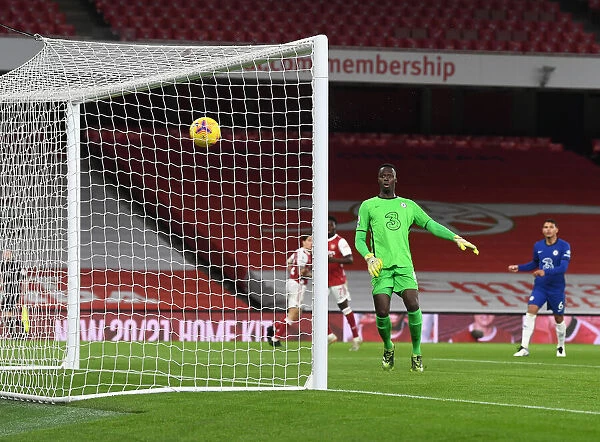 Arsenal's Triumphant Third: Bukayo Saka's Post-Hit Goal vs. Chelsea (Premier League 2020-21)