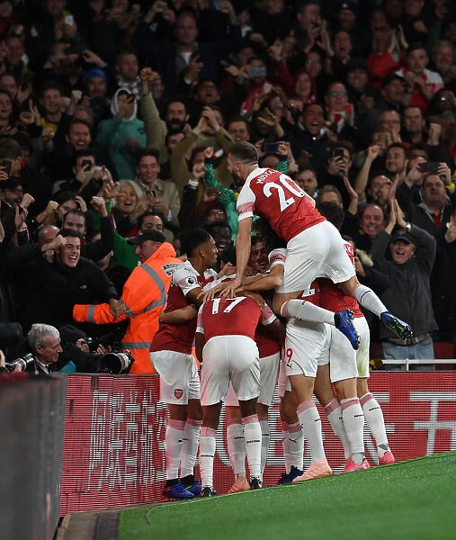 Arsenal's Triumphant Three-Goal Blitz: Celebrating Against Leicester City (2018-19)