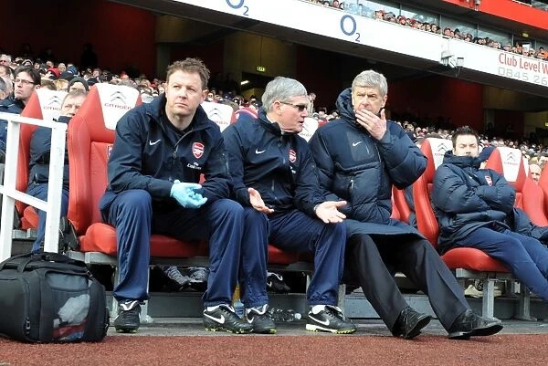 Arsenal's Triumphant Trio: Wenger, Rice, and Lewin Celebrate FA Cup Victory over Huddersfield Town (2:1)