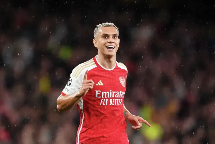 Framed Print : Arsenal's Trossard Scores Brace: Arsenal 2-0 PSV Eindhoven, UEFA Champions League 2023 / 24 Framed Print : Arsenal's Trossard Scores Brace: Arsenal 2-0 PSV Eindhoven, UEFA Champions League 2023 / 24