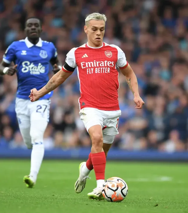 Framed Print : Arsenal's Trossard Shines in Everton Clash: Premier League 2023-24