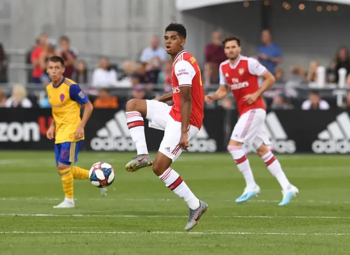 Framed Print : Arsenal's Tyreece John-Jules in Action against Colorado Rapids