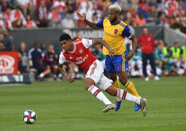 Arsenal's Tyreece John-Jules Faces Off Against Colorado's Kellyn Acosta in 2019 Pre-Season Clash