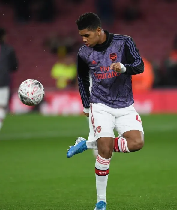 Framed Print : Arsenal's Tyreece John-Jules: Focused and Ready for FA Cup Battle Against Leeds United Framed Print : Arsenal's Tyreece John-Jules: Focused and Ready for FA Cup Battle Against Leeds United