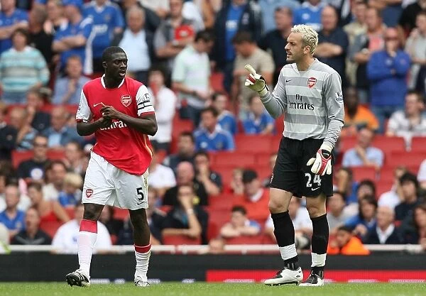 Arsenal's Unbeatable Duo: Almunia and Toure Shine in 3:1 Victory over Portsmouth