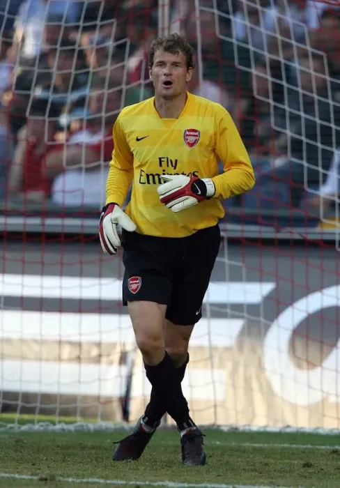 Framed Print : Arsenal's Unbeatable Wall: Jens Lehmann's Historic Shutout Against Salzburg (2007) Framed Print : Arsenal's Unbeatable Wall: Jens Lehmann's Historic Shutout Against Salzburg (2007)