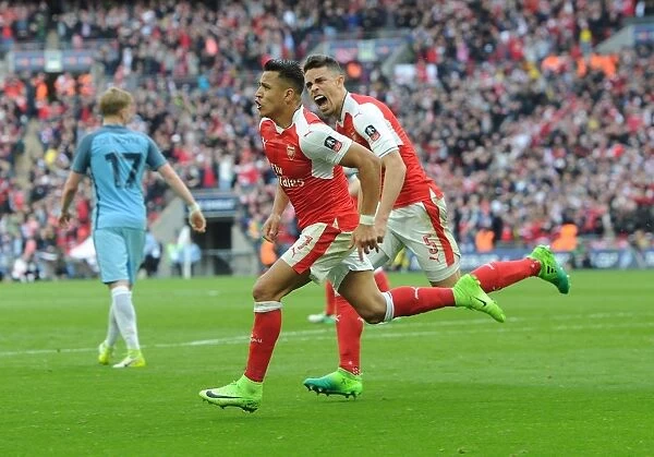Arsenal's Unforgettable FA Cup Semi-Final: Alexis Sanchez and Gabriel's Emotional Goal Celebration Against Manchester City