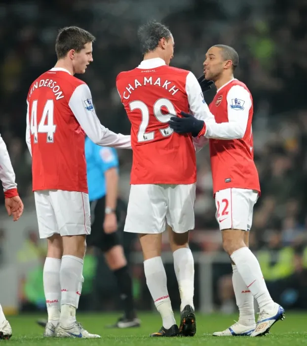 Framed Print : Arsenal's Unforgettable FA Cup Victory: Gael Clichy and Teammates Celebrate Fifth Goal (5:0 vs Leyton Orient, 2011)