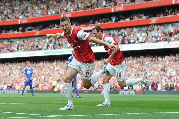 Arsenal's Unforgettable First-Goal Partnership: Koscielny and Squillaci's 4-1 Victory over Blackburn Rovers (2010)