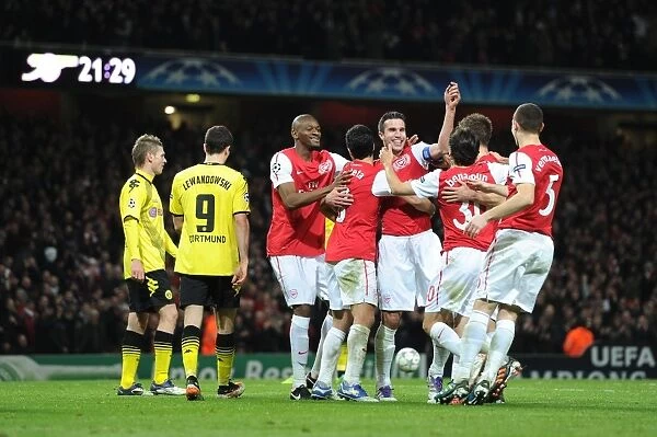 Arsenal's Unforgettable Victory: Robin van Persie's Double Strikes Borussia Dortmund in the Champions League