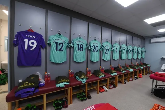 Framed Print : Arsenal's United Front: Pre-Match Huddle Against Burnley, Premier League 2018-19