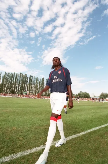 Framed Print : Arsenal's Unstoppable Adebayor: The 8-1 Pre-Season Triumph Over Schwadorf (2006)